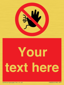 Custom No Access Sign